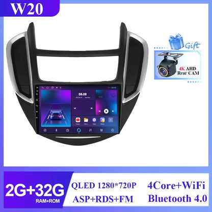 For Chevrolet Tracker 3 TRAX 2013 2014 2015 Android Auto Multimedia Car Player Radio GPS Video Navigation Carplay Screen No 2din
