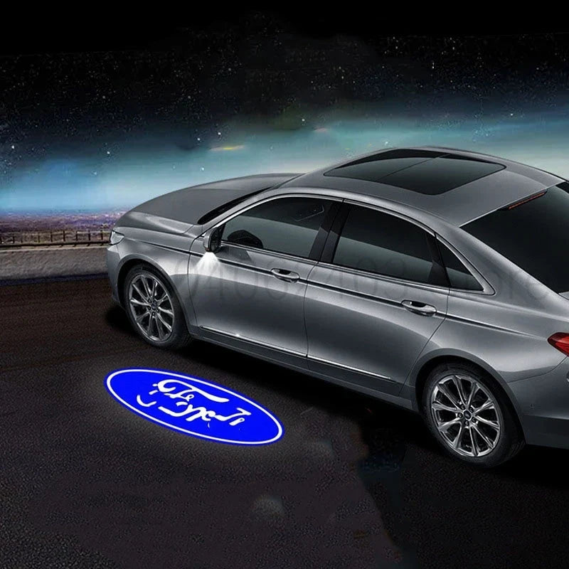 For Ford rearview mirror welcome projection LED lights Fox Explorer Edge Edge Mondeo Escape vehicle modifications lights