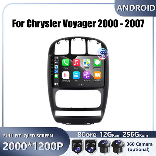 for Chrysler Voyager RG RS Town & Country RS 2000 - 2007 Android Auto Carplay Car Radio Multimedia Player GPS Navi DSP Stereo