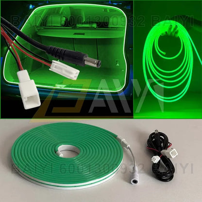 Customizable 5M LED Car Trunk Light Interior Atmosphere Neon Lamp For Toyota RAV4 VENZA BZ4X Corolla Cross Other Car Accessories