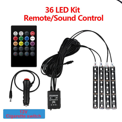 Car Interior RGB LED Strip Lights – Smart APP, Music Sync, Flexible Glow – Your Ultimate Ambient Decoration