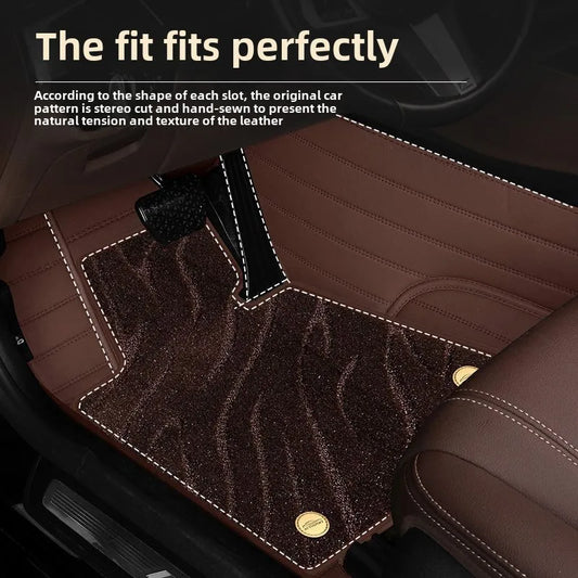 Customized car specific foot mats, double layered carpets for all models, new starry sky carpet accessories