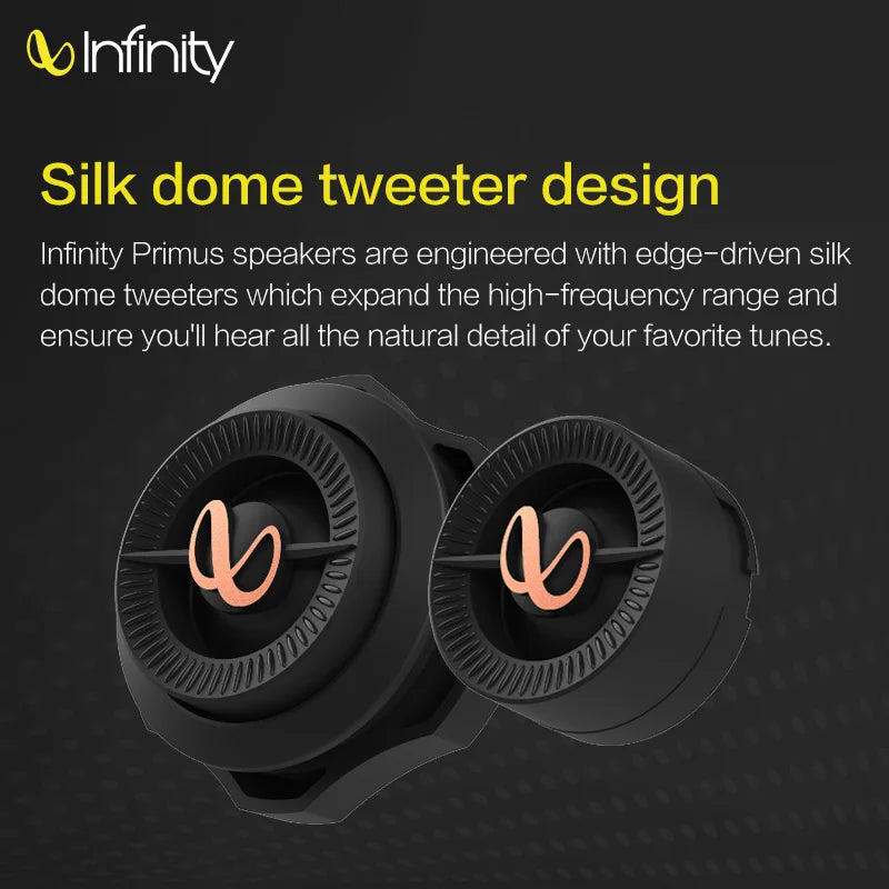 Infinity car audio speaker door 6.5-inch 180W speaker tweeter midrange woofer kit subwoofer silk dome material tweeter