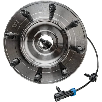 Detroit Axle - Front Wheel Bearing Hubs for Silverado Sierra 2500 3500 HD, Chevy GMC Suburban Yukon XL 2500 Hummer H2