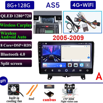 Car Radio Carplay For Land Rover Range Rover Sport 2005-2013 Navigation GPS Android Auto Multimedia Player 4G Wifi No 2din DVD