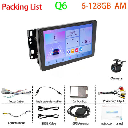 10" 6+128G For 2007-2017 Jeep Wrangler JK Dodge chrysler Car Stereo Radio Apple Carplay Android 13 FM AM BT Head Unit