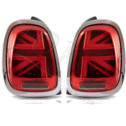 2PCS Car Tail Light For Mini Cooper F55 F56 F57 2014 2015 2016 2017 2018 2019 2020 Rear Reverse Brake Lamp Tailight