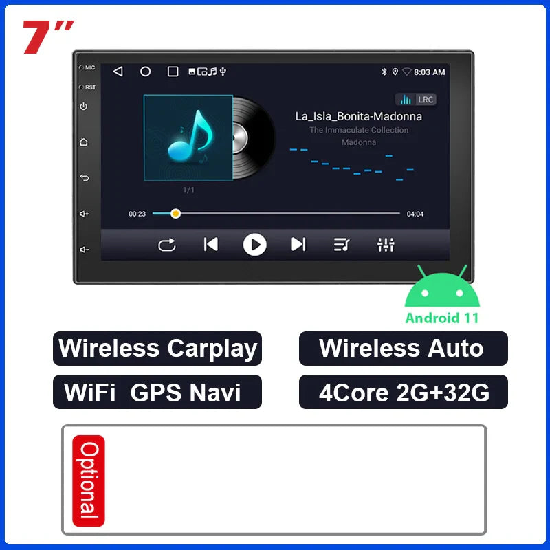 ESSGOO 2 Din Android Car Radio Automotive Multimedia Wireless Carplay GPS Stereo For Volkswagen Nissan Hyundai Kia Toyota Ford