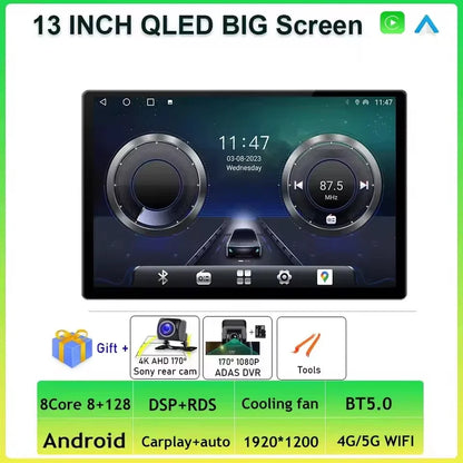 Android 14 Carplay Auto Car Radio For Peugeot 5008 4008 3008 2017 2018 2019 2020 Multimedia Video Player Navigation GPS Stereo