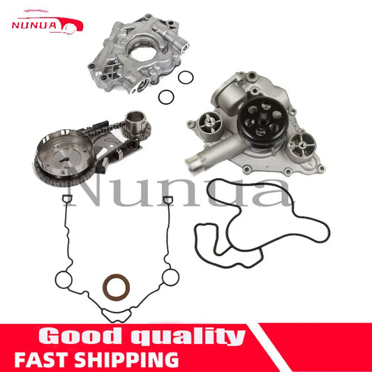 for 05-08 Dodge Chrysler Jeep 5.7L Timing Chain Oil &Water Pump Kit+Cover Gasket