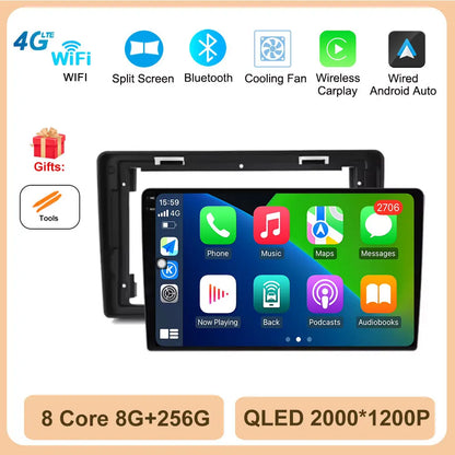 Car radio Android Auto Wireless Carplay For Citroen C2 C3 2001 2002 2003 - 2010 Multimedia Player GPS Navigation 4G Touch Screen