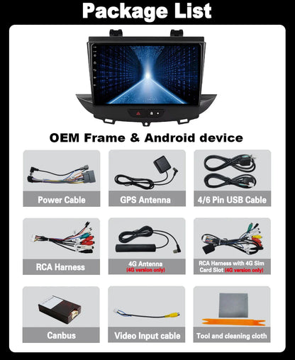 Android 14 Car Radio For Opel Grandland X crossland x 2016-2020 Multimedia Stereo Radio Video Player Carplay autoradio GPS 4G