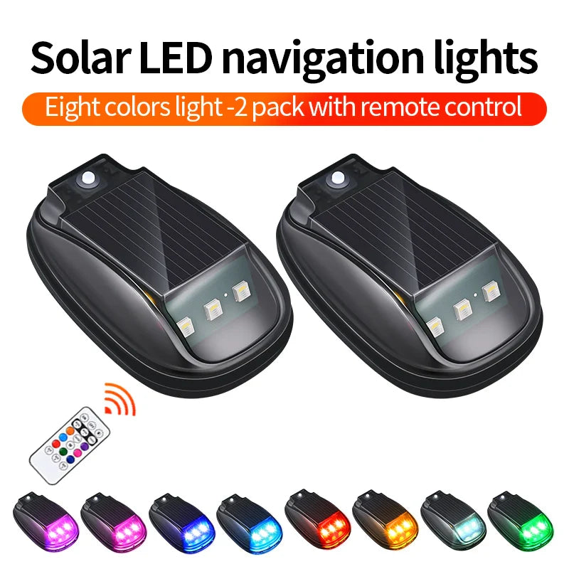 4x Solar Wireless No Drill Cab Lights for Truck Roof, Solar-Powered Truck Cab Lights with Auto Sensor Luces para Techo de Carro