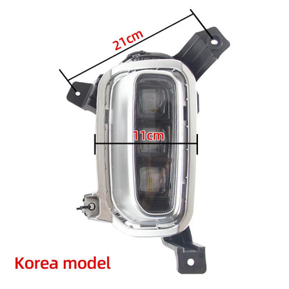 For Kia 20-21 Seltos daytime running lights LED front fog lights KX3 daytime running lights turn signal lights