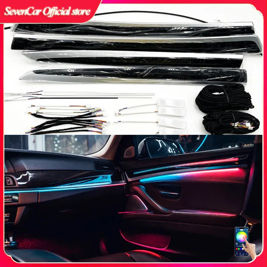 Auto led ambient light For 5 Series F10 F11 F18 M5 518d 520d 525d 535i 528i dashbaord lighting Interior Atmosphere lamp