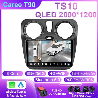 Car Radio For Renault Lodgy Dacia Dokker 2012 - 2020 Autoradio 4G WIFI GPS Car Video Multimedia Automotive Carplay Android Auto
