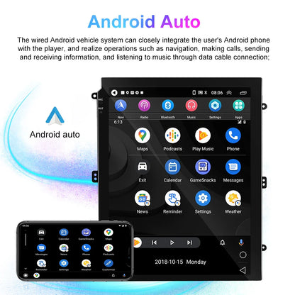 Podofo 8+128G 9.7''Car Radio For Nissan TIIDA 2016 Multimedia Player Carplay Android Auto 8Core WIFI&4G GPS Navigation Car Audio