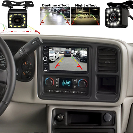 Topdisplay 8-Core QLED Radio Upgrade For Chevy Chevrolet Silverado SSR Tahoe 2003-2006 GMC Yukon 2003-2006 Hummer H2 2003-2007