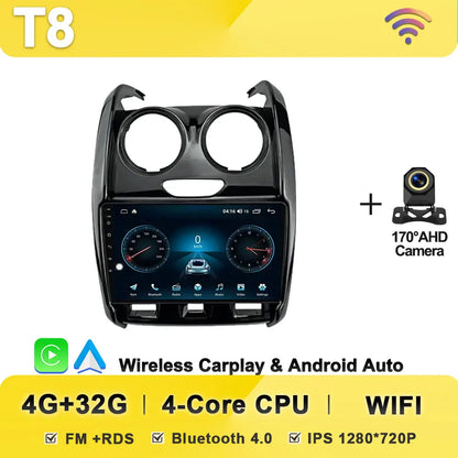 Car Multimedia Player For Renault Duster 2015 - 2021 For LADA Largus 2021 Automotive Multimedia Mirror Link Intelligent System