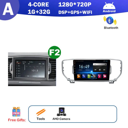 9 inch for KIA Sportage 4 QL 2016 2017 2018 Android Auto Navigation GPS Split Screen Wireless Carplay DSP Stereo Bluetooth WiFi