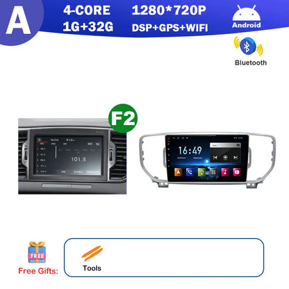 9 inch for KIA Sportage 4 QL 2016 2017 2018 Android Auto Navigation GPS Split Screen Wireless Carplay DSP Stereo Bluetooth WiFi