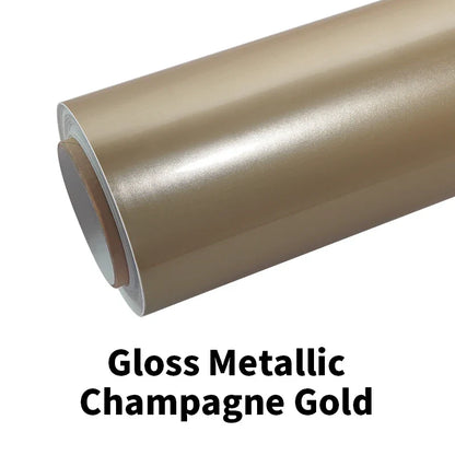 ZHUAIYA Gloss Metallic RED Vinyl Wrap film wrapping film bright 152*18m roll quality Warranty covering film voiture