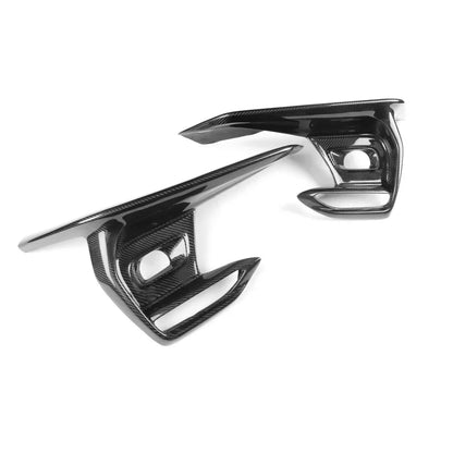 BYMTM Car front bumper Carbon fiber fog lampshade For Infiniti Q50 Sport 2018-2020