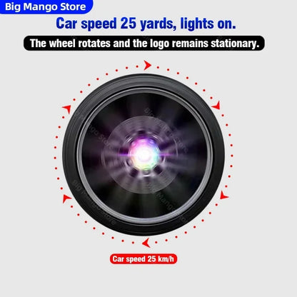 Hub light Car Floating Illumination Wheel Caps LED Light Center Cover Lighting Cap For Audi A3 A4 A5 A6 A7 A8 S4 S6 Q2 Q3 Q5 Q7