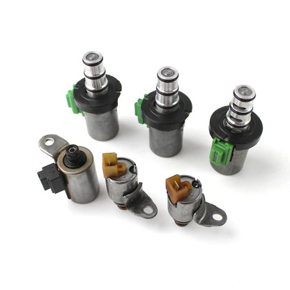 48420K-R 4F27E FN4A-EL 6 PCS 5-Speed Transmission Solenoid Kit Engine Auto Parts For 2000-2012 Ford Focus Mazda 2 3 5 CX-7 MPV