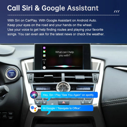 Wireless CarPlay for Lexus NX RX IS ES GS RC CT LS LX LC UX 2014-2020 Android Auto Mirror Link AirPlay GPS Car Play Functions