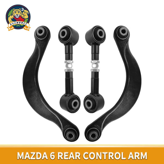 Svenubee 4Pcs Rear Upper Control Arm Lower Lateral Link for FORD Fusion LINCOLN MKZ Zephyr Mazda 6 Mercury Milan 2006-2012