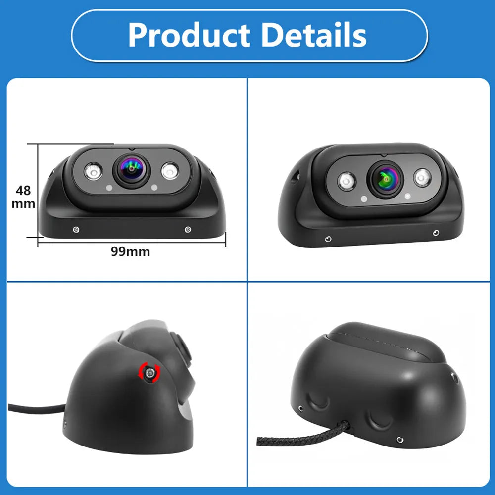 SMARTOUR CVBS AHD 1080P Car Rear View Camera for Truck Bus Paking Monitor Night Vision Reversing Camera 12-24V Easy Installation