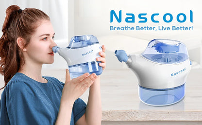 Electric Nasal Irrigation System with 50 SaltPods Suction Irrigator Nose Washer Sinus Rinse All-Round Deep Cleaner Machine power tools
