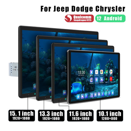 JOYING 15.1" 13.3" 11.6" 10.1"Android Car Radio Stereo Multimedia Player For Jeep Dodge Chrysler Car With Carplay Android Auto