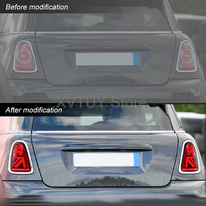 Car LED Tail Light for BMW Mini Cooper R56 R57 R58 R59 Rear Lights 2007-2014 Auto Tail Lamp Assembly Turn Signals Taillights