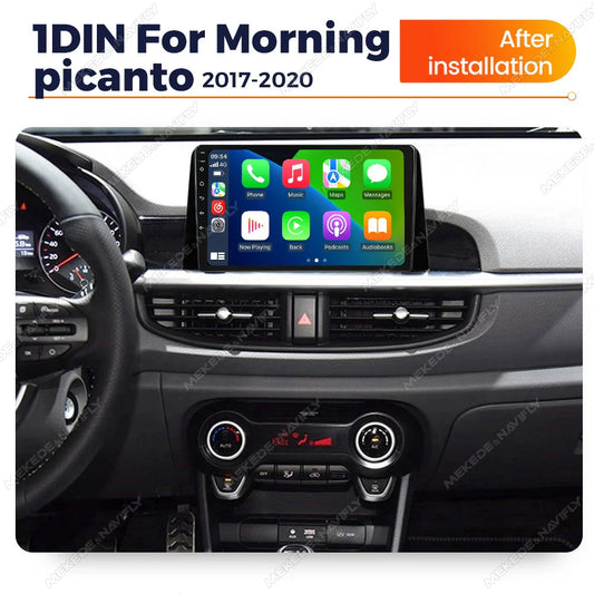 MEKEDE&NAVIFLY Android 14 For KIA Morning picanto 2017-2020 Car Stereo 1 Din Autoradio Carplay Host unit 9" Android touch screen