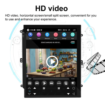 Podofo 8+128G 9.7''Car Radio For Nissan TIIDA 2016 Multimedia Player Carplay Android Auto 8Core WIFI&4G GPS Navigation Car Audio