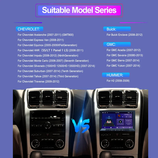 8 Inch Android Car Radio for Chevrolet Silverado GMC Sierra Impala Traverse Avalanche Express Yukon Acadia Savana GPS Multimedia