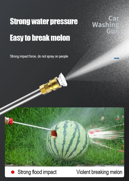 60Bar 21V Cordless High Pressure Car Wash Washer Gun 40WH/80WH Car Wash Gun Electric Water Gun Machine power tools