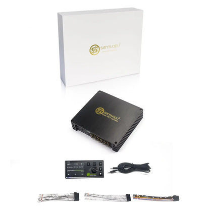 Sennuopu DS-M10Pro Car Audio 8 CH Amplifier with 10 CH DSP Processor Bluetooth Amp Equalizer Amplificador Automotivio Sound