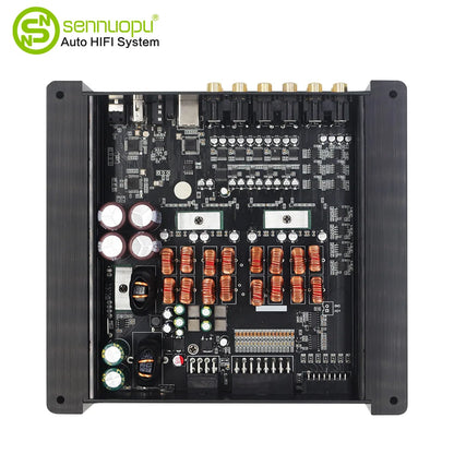 Sennuopu DS-M10Pro Car Audio 8 CH Amplifier with 10 CH DSP Processor Bluetooth Amp Equalizer Amplificador Automotivio Sound