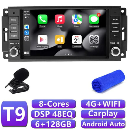 DSP Car Radio Stereo For Jeep Commander Carplay Android Auto Multimedia Player Screen Autoradio Navigation GPS BT 4G Head Unit