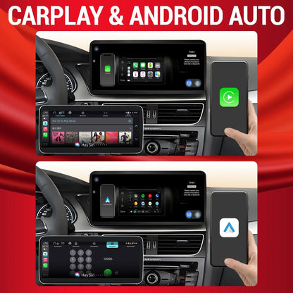 10.25 inch Android 14 For Audi Q3 2011-2018 Car Radio Wireless Bluetooth Carplay Qualcomm Snapdragon 680 Head Unit Touch Screen