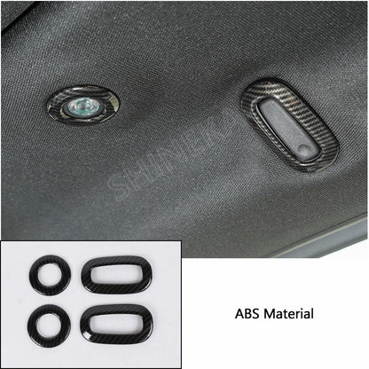 SHINEKA Carbon Fiber Grain Interior Decoration Cover for Jeep Grand Cherokee 2011 2012 2013 2014 2015 2016 2017 2018 2019 2020