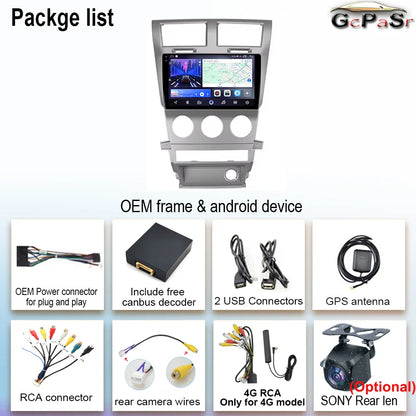 Car Radio Carplay For Dodge Avenger JS 2007 - 2010 For Dodge Nitro 2006 - 2011 Navigation GPS Android Auto Multimedia Player BT