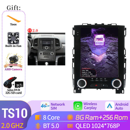 9.7″Android 14 For Renault Koleos Megane 4 Samsung SM6 Talisman 2017-2019 Wireless Apple BT Carplay Car Radio Multimedia