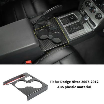 ABS Interior Central Control Steering Wheel Reading Light Decoration Cover For Dodge Nitro 2007-2012 Car Interior Accessories