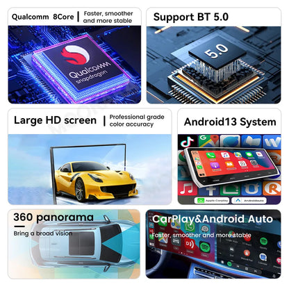 14.5Inch Vertical 2.5K Screen For GMC Yukon/Chevroler Tahoe Suburban 2014-2020 Car Radio Android13 Head unit Multimedia Carplay