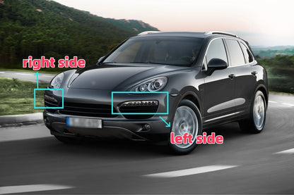 DRL For Porsche Cayenne 2011 2012 2013 2014 Front Bumper LED Daytime Running Light Car Accessories 95863118100  95863118200