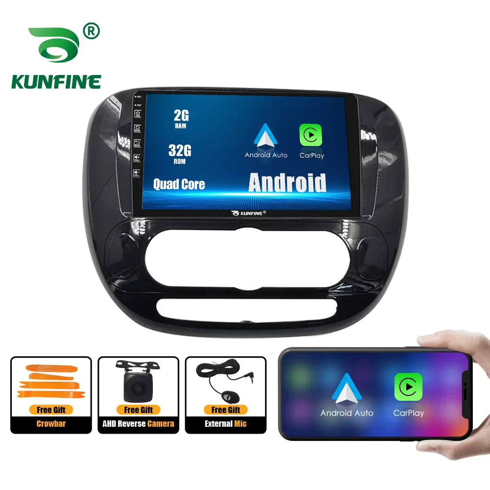 Car Radio For KIA Soul 2014-2017  2Din Android Stereo DVD GPS Navigation Video Player Multimedia Carplay Android Auto BT WIFI QL